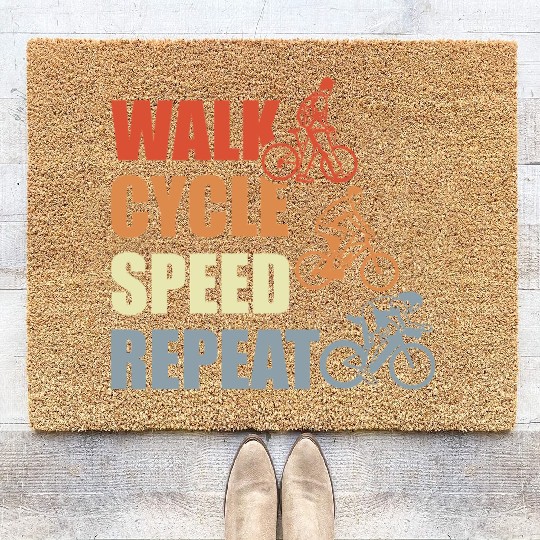 Cycling Routine Coir Doormats