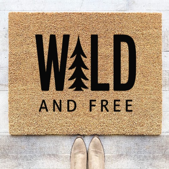 Wild and Free Forest Nature Coir Doormats