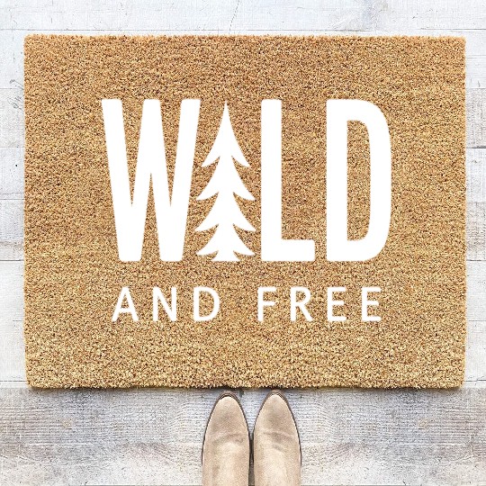 Wild and Free Forest Nature Coir Doormats