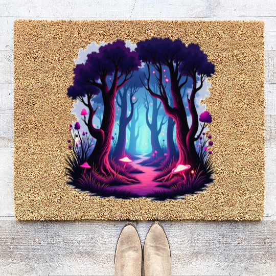 Enchanted Forest Dreamscape Coir Doormats