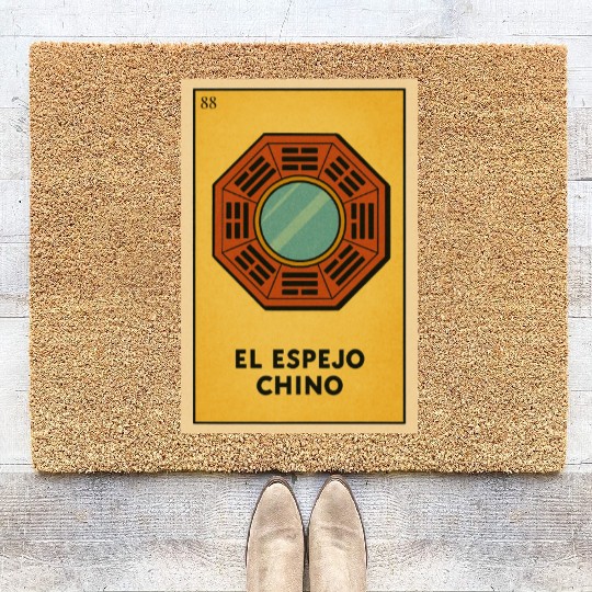 EL ESPEJO CHINO - THE CHINESE MIRROR - LA LOTERÍA Coir Doormats