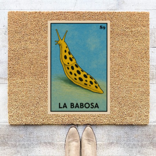 LA BABOSA - THE SLUG - LA LOTERÍA Coir Doormats
