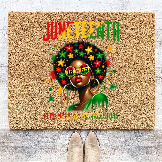 Juneteenth 1865 2 Coir Doormats