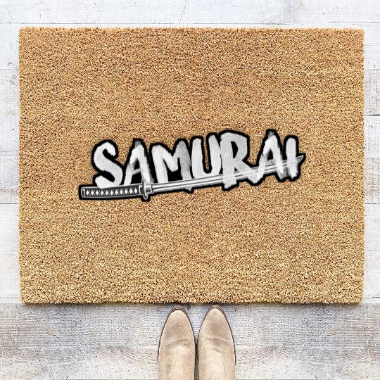 Samurai katana Coir Doormats