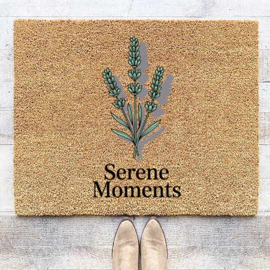 Serene Moments Lavender Calm Coir Doormats