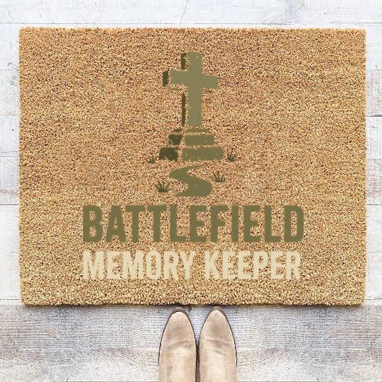 Military Historian Battlefield Research War Coir Doormats