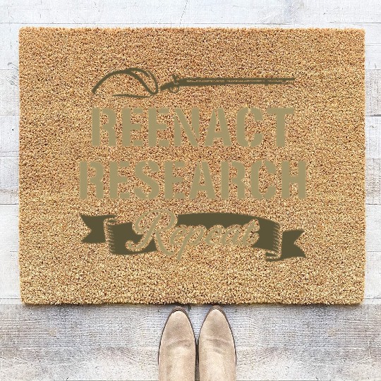 Military Historian Battlefield Research War Coir Doormats