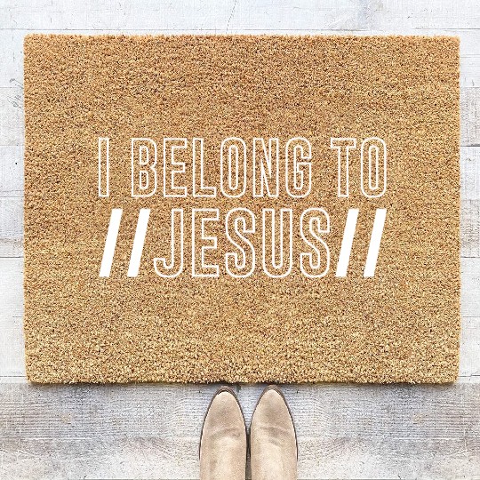 Faith Over Fear Coir Doormats | Christian Coir Doormats