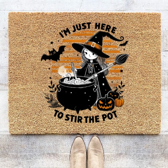 Halloween I Am Just Here Coir Doormats