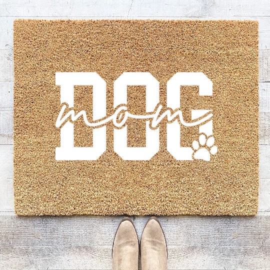 Dog Mom Cool Dog Moms Club Coir Doormats