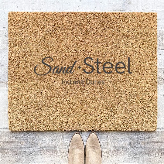 Sand + Steel | Indiana Dunes Coir Doormats