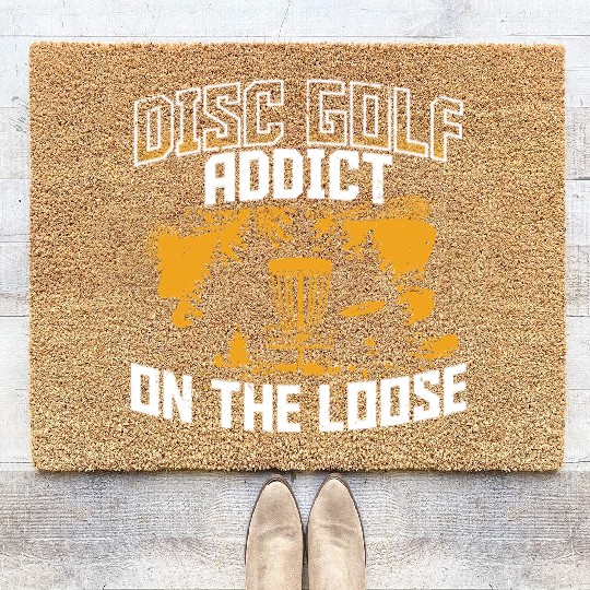 Disc Golf Ultimate Frisbee Coir Doormats