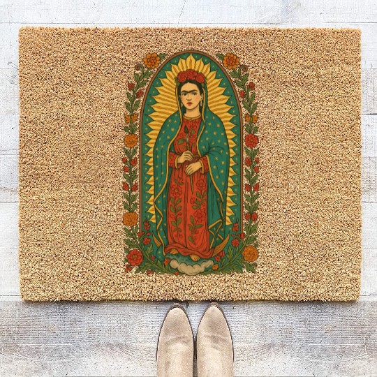 Frida Kahlo Coir Doormats