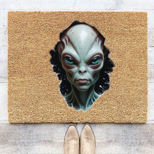 Alien Within Coir Doormats
