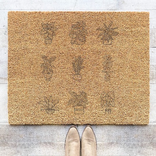 3x3 plant waffle Coir Doormats