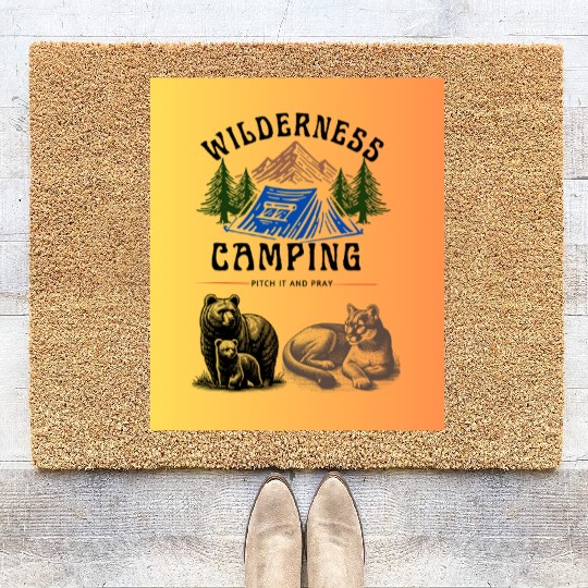 Wilderness Camping – Pitch It and Pray Coir Doormats