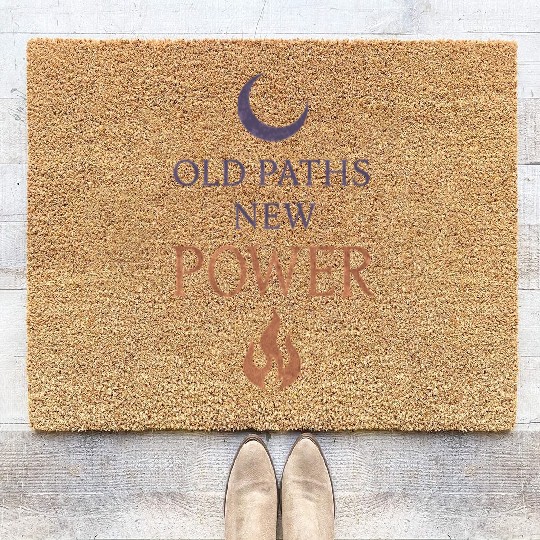 Pagan Pride Wiccan Lifestyle Earth Magic Witch Coir Doormats