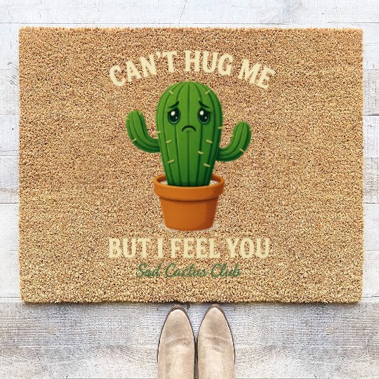 Sad Cactus Club Coir Doormats