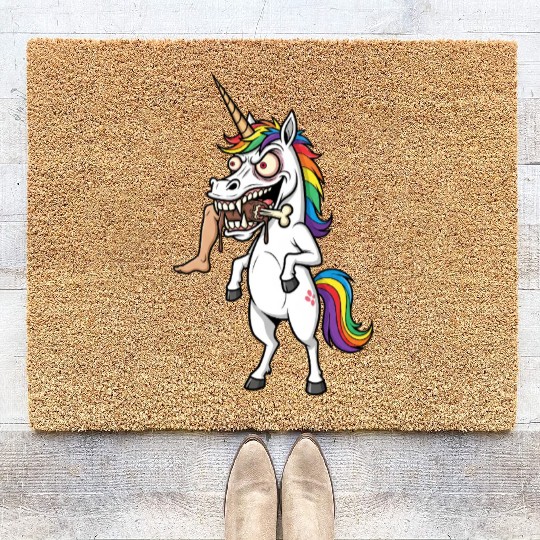 Mad Unicorn – Leg Day Just Got Wild! Coir Doormats