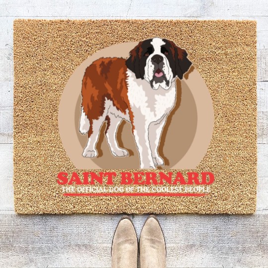 Saint Bernard Dog The Coolest Coir Doormats