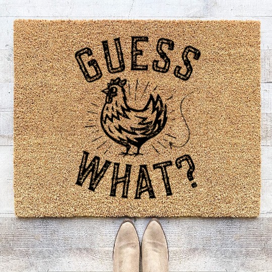 Chicken Butt Coir Doormats
