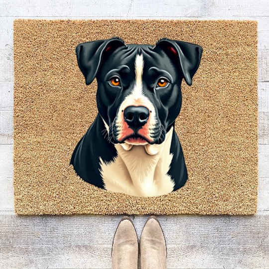 “Pit Bull” – Bold & Beautiful Dogs Coir Doormats