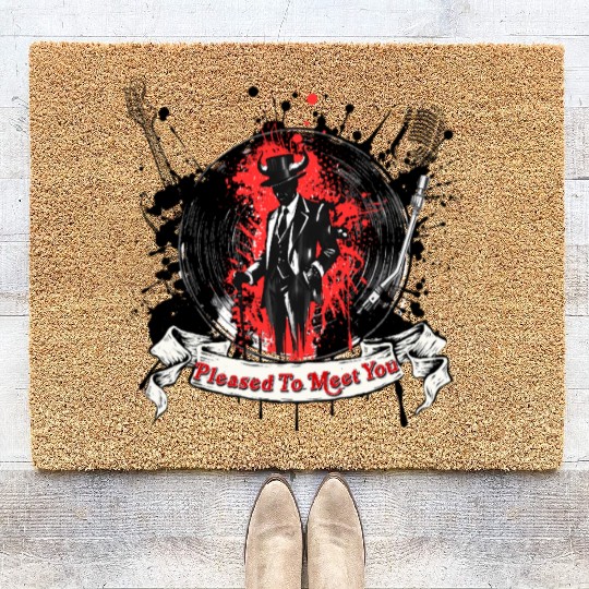 The Devil Gets No Sympathy Coir Doormats