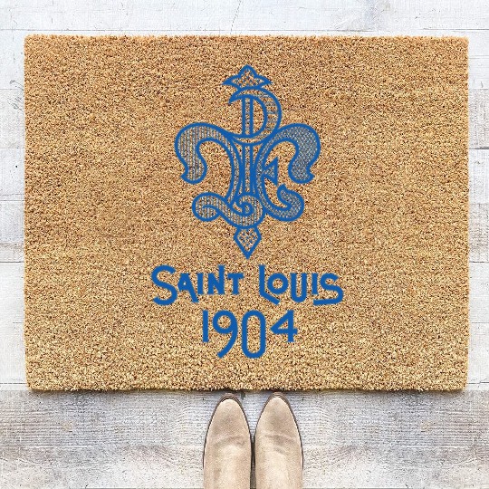 St. Louis 1904 Games - LPE Blue Coir Doormats