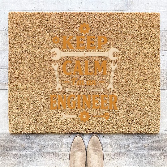 Keep Calm – I’m an Engineer Coir Doormats