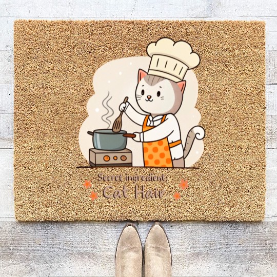 Gourmet Cat Hair Cuisine Coir Doormats