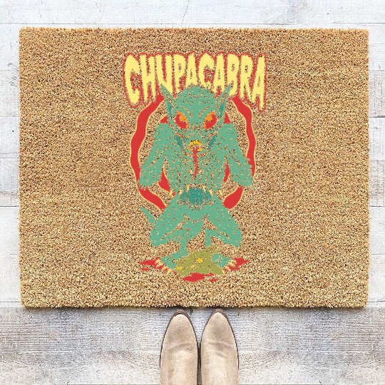 CHUPACABRA – Cryptid Monster Horror Coir Doormats