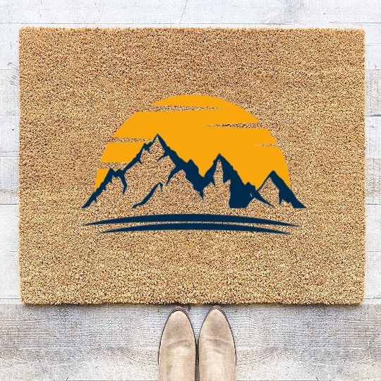 family vacation Coir Doormats
