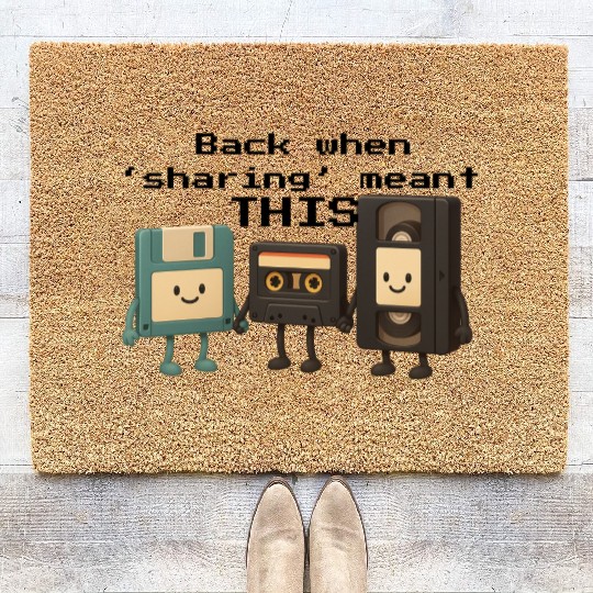 OG Viral Crew, Floppy Disk Cassette Tape VHS Coir Doormats