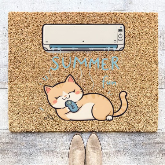 Funny Cat Coir Doormats | Retro Cat Meme Coir Doormats