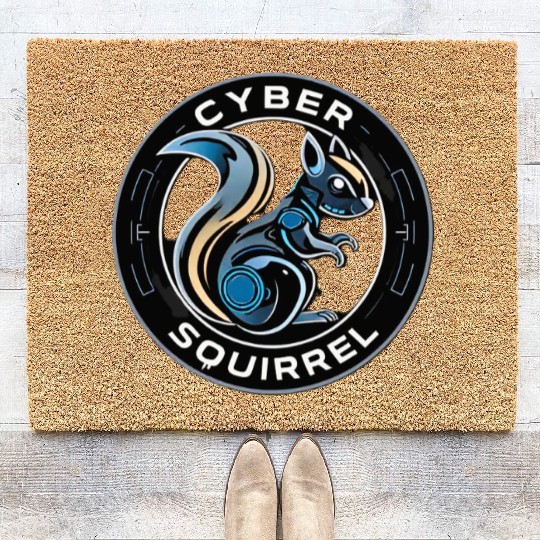 Cyber Squirrel - Cyber Coir Doormats