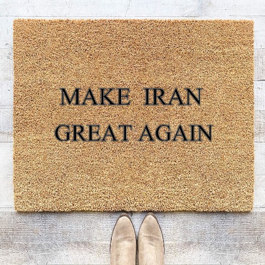 Make IRAN Great Again Coir Doormats