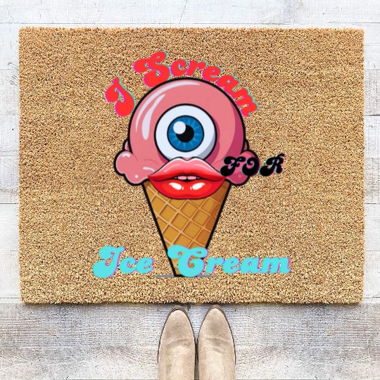 I Scream Coir Doormats