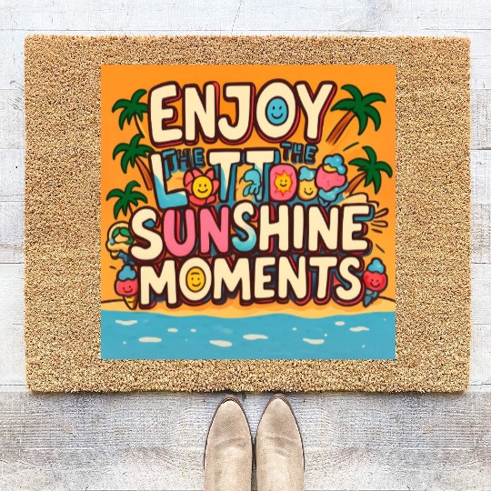 Sun-Thill Summer Vibes Coir Doormats