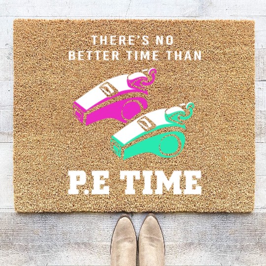 Physical Education Teacher Sports Teaching Coir Doormats