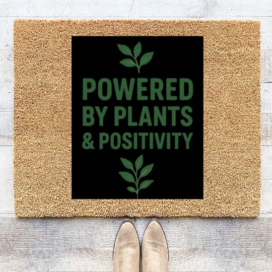 Powered by Plants and Positivity Coir Doormats