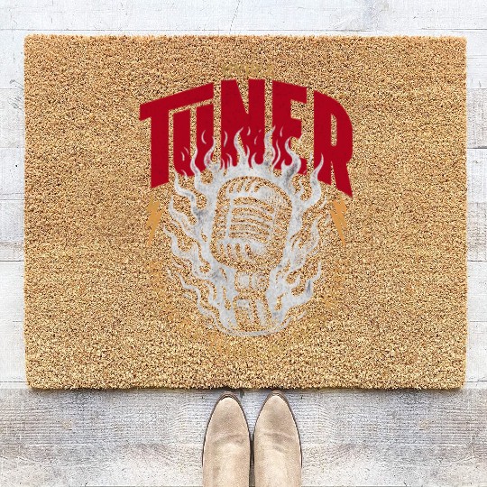 Vybez Tuner Retro Music Coir Doormats | 90s Y2K Cassette