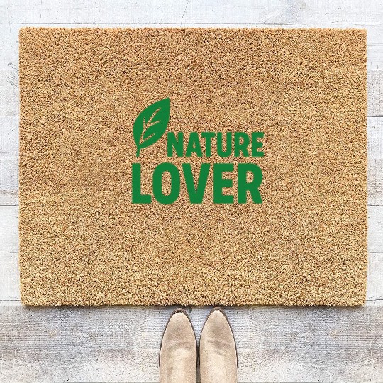Eco-Friendly Leaf Nature Lover Coir Doormats