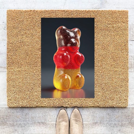 Transparent German Gummy Bear Coir Doormats