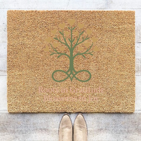 Gratitude Mindfulness Positive Affirmation Daily Coir Doormats
