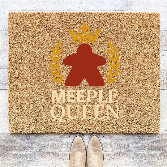 Board Game Geek Meeple Strategy Tabletop Gamer Coir Doormats