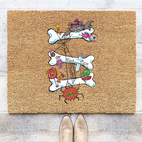 Scary & Funny Halloween 2025 Coir Doormats