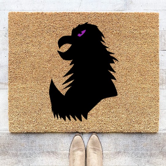 Celestial Witch Charm Illustration Coir Doormats