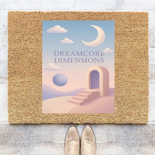 Dreamcore Dimensions Celestial Scene Coir Doormats