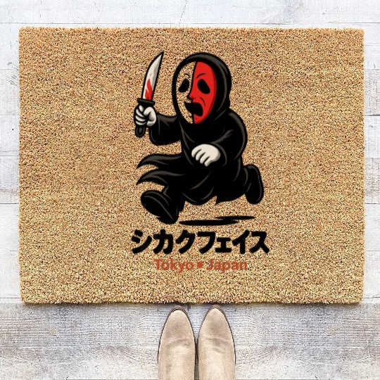 Shikaku Face – Split Mask Horror from Tokyo Coir Doormats
