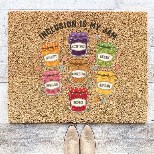 Inclusion In My Jam Special Ed Teacher SPED  Coir Doormats